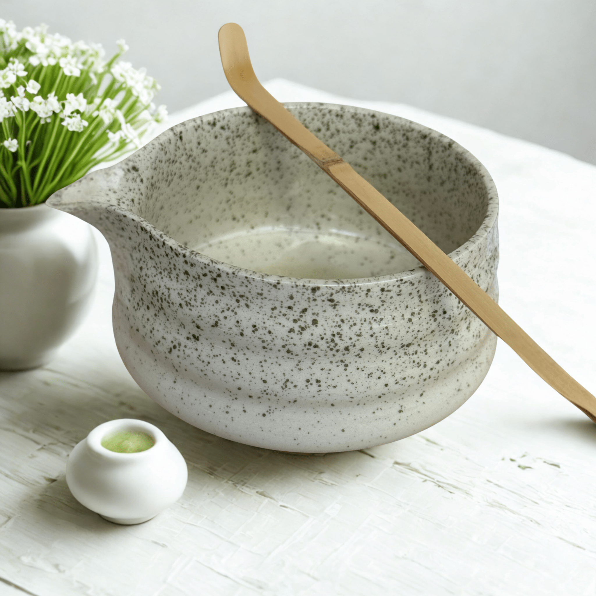 Coffret Matcha - Édition Beige Tacheté - Coffret matcha MizuMood