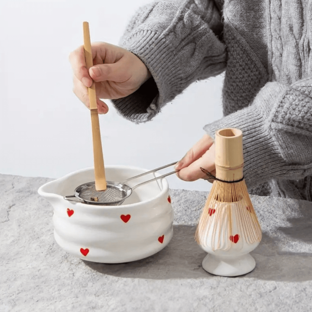 Coffret Matcha - Édition Cœurs - Coffret matcha MizuMood