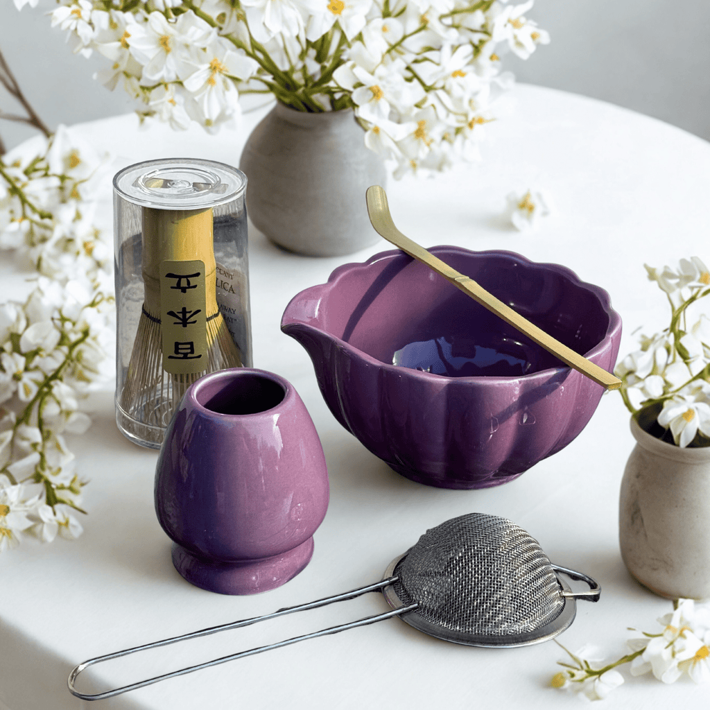 Coffret Matcha - Édition Violet - Coffret matcha MizuMood